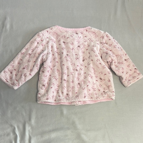 Disney - Winnie the Pooh - Baby Soft velour Pink jacket - Picture 4 of 4